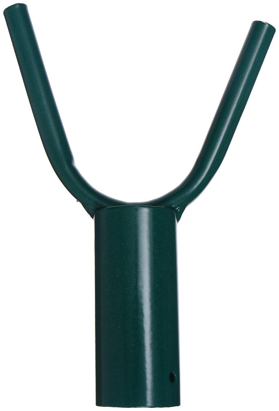 Подпорка для деревьев, d = 40 мм, металл, зелёная