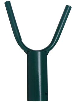 Подпорка для деревьев, d = 40 мм, металл, зелёная