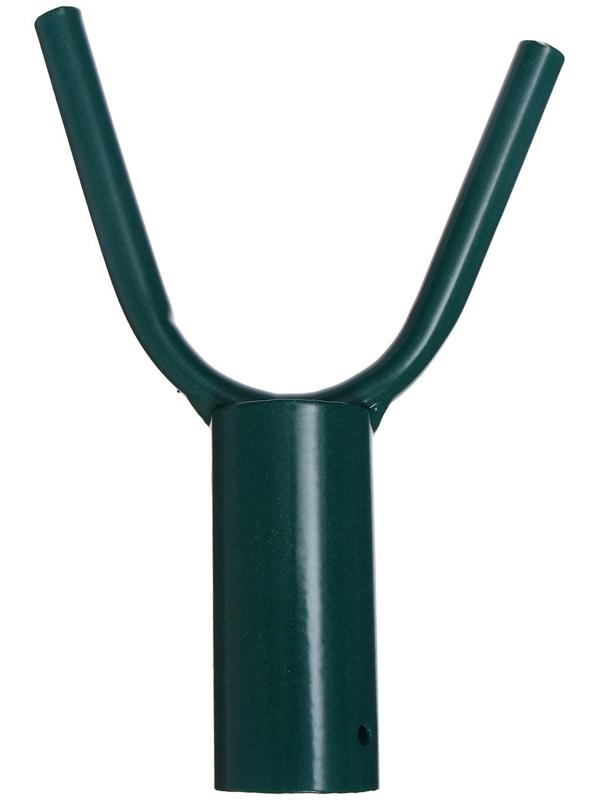 Подпорка для деревьев, d = 40 мм, металл, зелёная