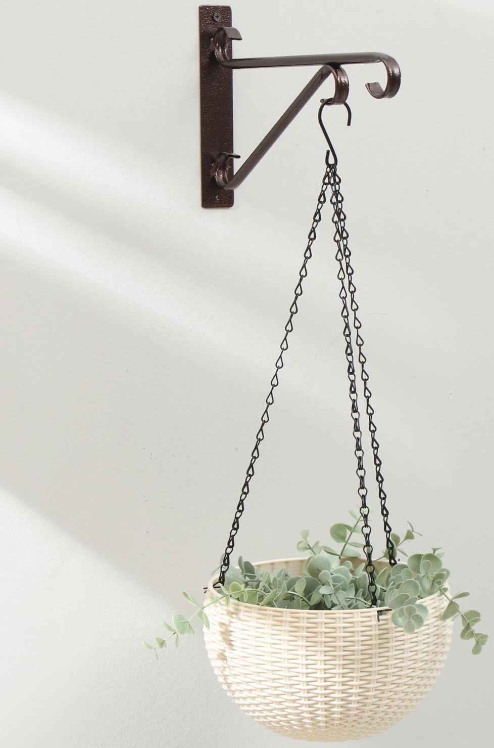 Кронштейн для кашпо, 30 см, металл, «Трубка»