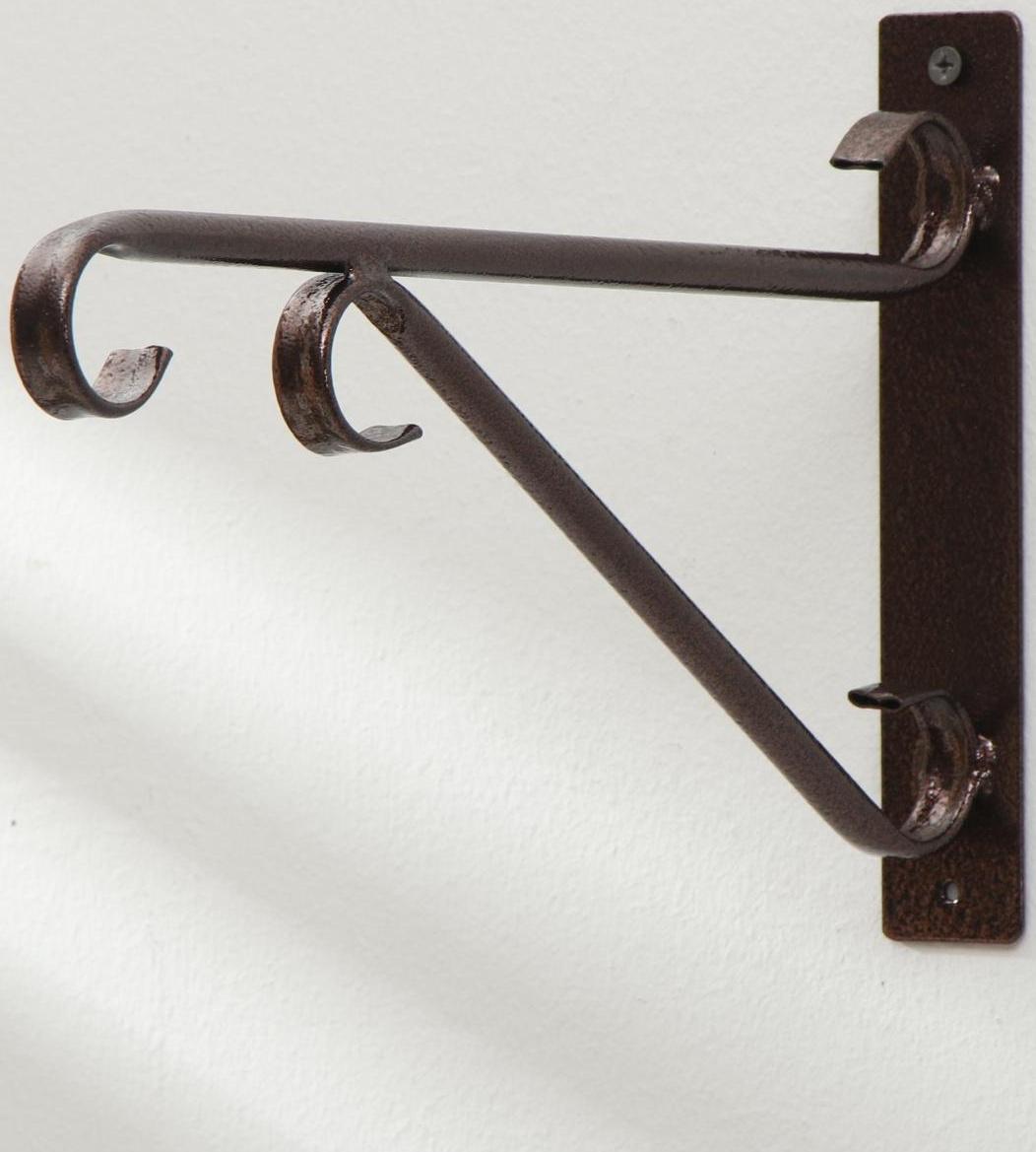 Кронштейн для кашпо, 30 см, металл, «Трубка»