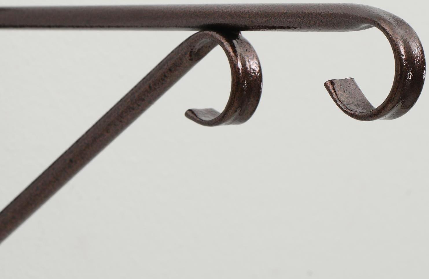 Кронштейн для кашпо, 30 см, металл, «Трубка»