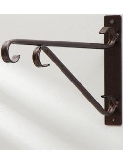 Кронштейн для кашпо, 30 см, металл, «Трубка»