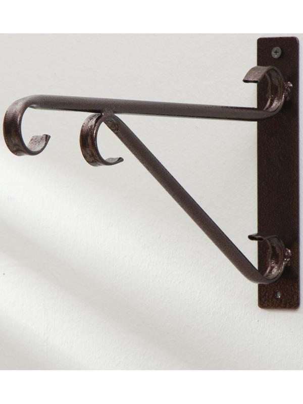 Кронштейн для кашпо, 30 см, металл, «Трубка»