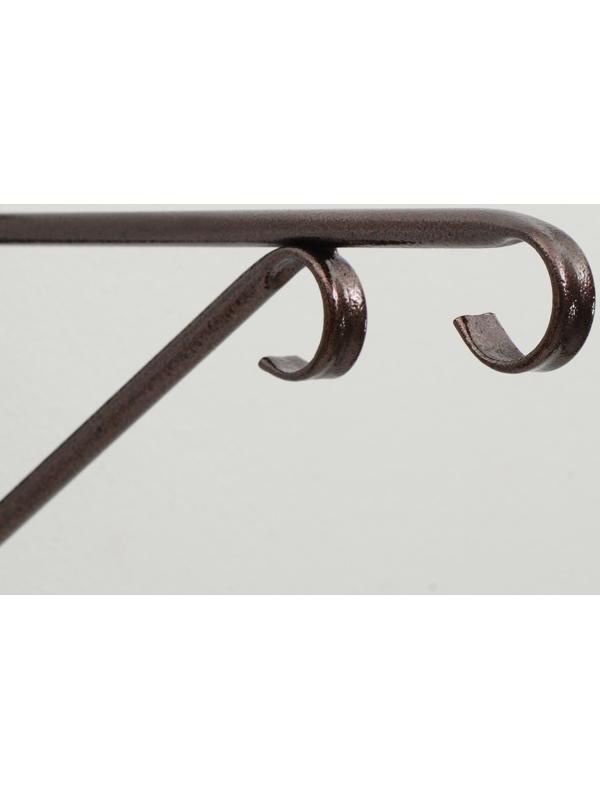 Кронштейн для кашпо, 30 см, металл, «Трубка»