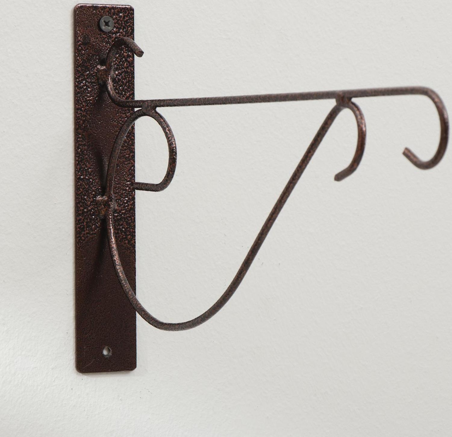 Кронштейн для кашпо, 30 см, металл, «Прут»