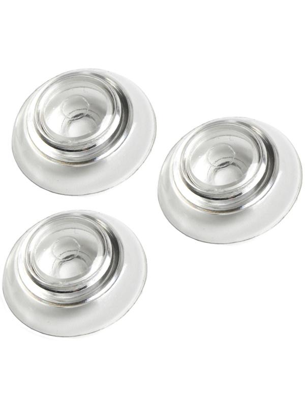 Термошайба мини из поликарбоната, d = 30 мм, УФ-защита, прозрачная, набор 50 шт.