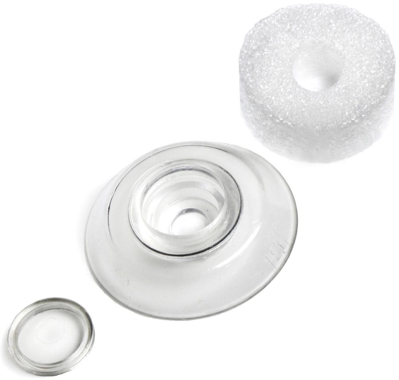 Термошайба из поликарбоната, d = 38 мм, УФ-защита, прозрачная, набор 25 шт.