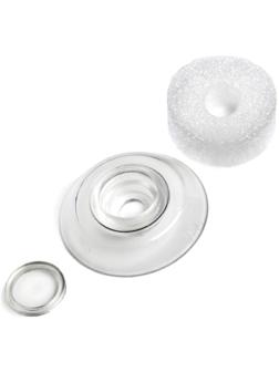 Термошайба из поликарбоната, d = 38 мм, УФ-защита, прозрачная, набор 25 шт.