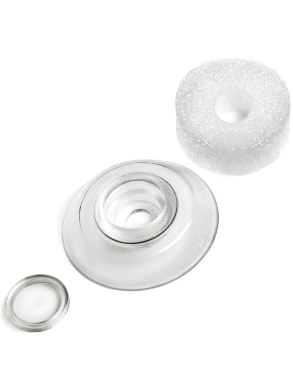 Термошайба из поликарбоната, d = 38 мм, УФ-защита, прозрачная, набор 25 шт.