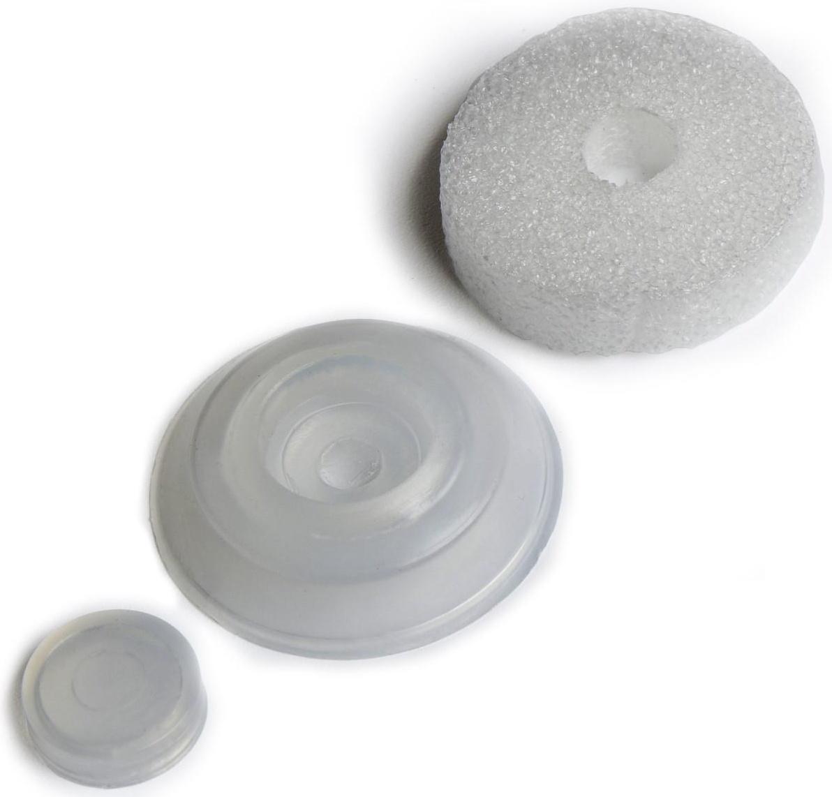 Термошайба из полипропилена, d = 38 мм, без УФ-защиты, прозрачная, набор 25 шт.