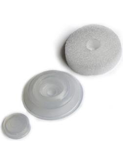 Термошайба из полипропилена, d = 38 мм, без УФ-защиты, прозрачная, набор 25 шт.