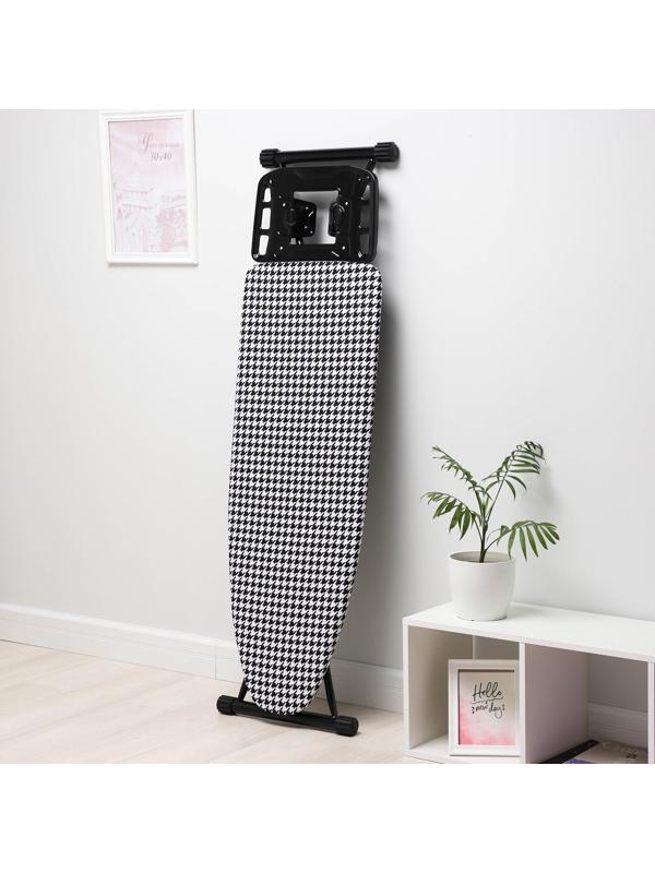 Доска гладильная «Гусиная лапка», 123,5×46 см, регулируемая высота до 90 см