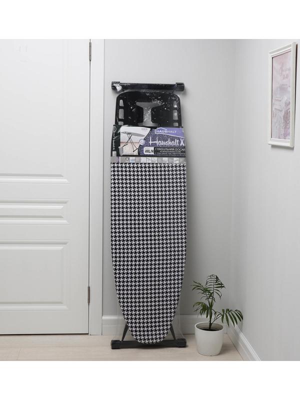 Доска гладильная «Гусиная лапка», 123,5×46 см, регулируемая высота до 90 см