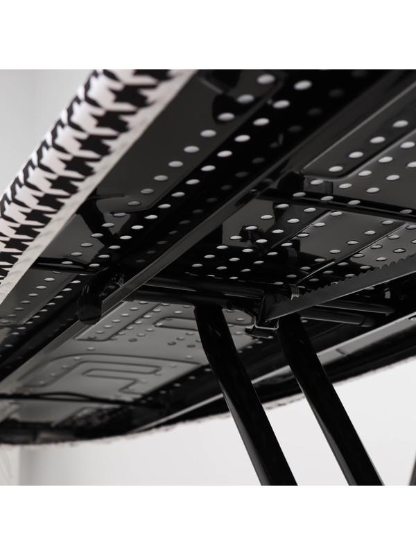 Доска гладильная «Гусиная лапка», 123,5×46 см, регулируемая высота до 90 см