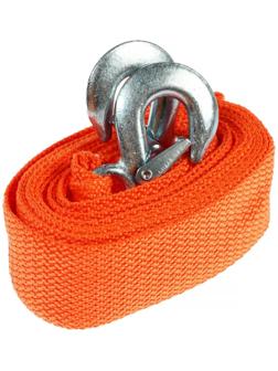 Буксировочный трос РОСТРОС 5 т, 2 крюка, 4.5 м, сумка