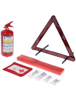 Набор автомобилиста AUTOSTART N1 огнетушитель ОП-2, знак, аптечка. в коробке