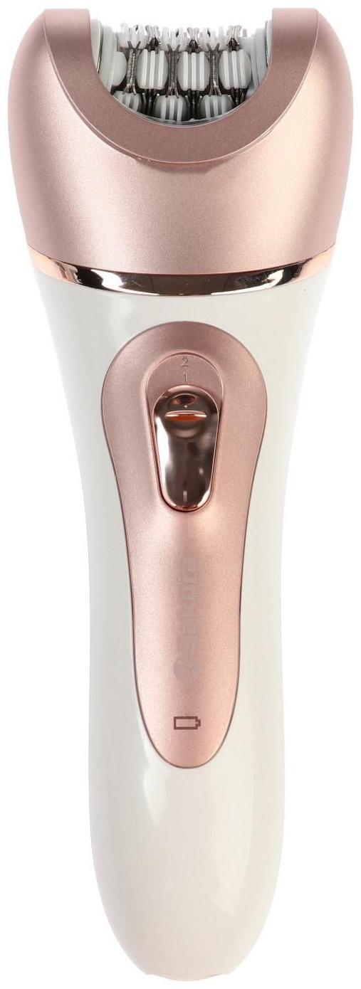 Эпилятор Sakura SA-5541WP, 10 насадок, 2 скорости, подсветка, АКБ, розово-белый