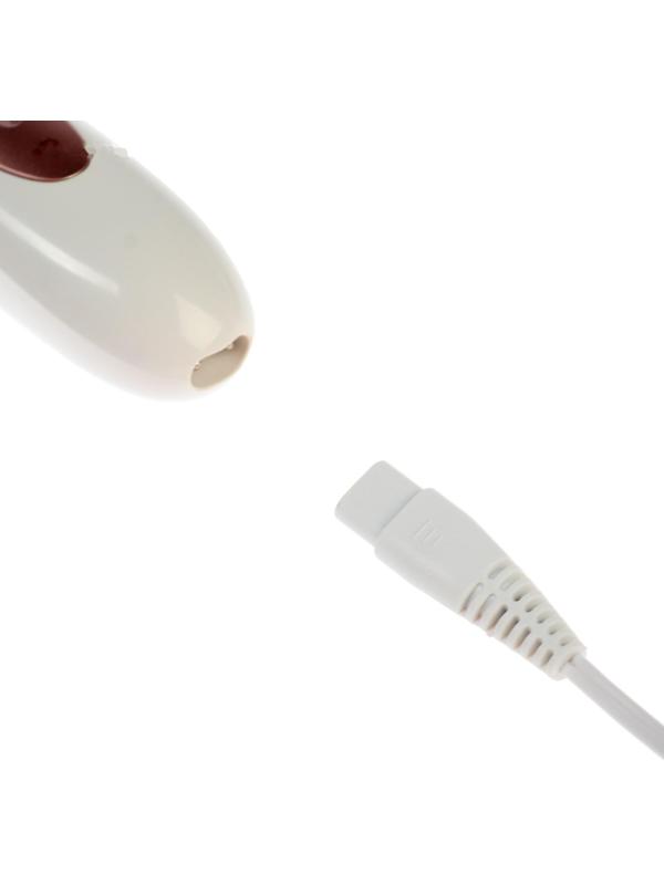 Эпилятор Sakura SA-5541WP, 10 насадок, 2 скорости, подсветка, АКБ, розово-белый