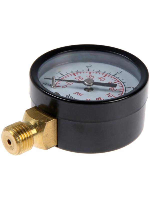 Манометр TIM Y-50-6, радиальный, Дк 50 мм, 0,6 МПа, наружная резьба 1/4