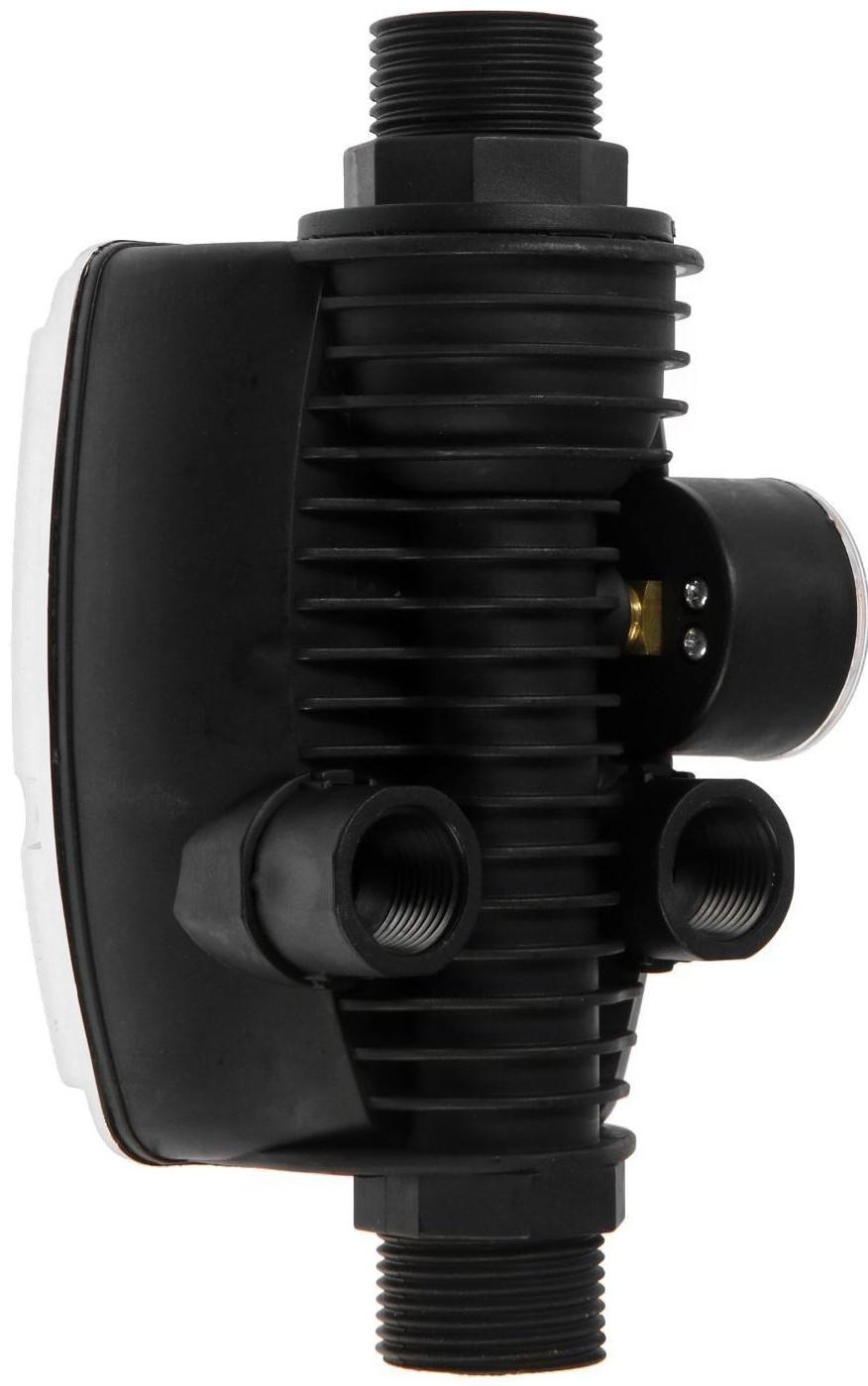 Блок автоматики насоса TIM PS-01D, компактный, с манометром, 1.5-3.0 бар