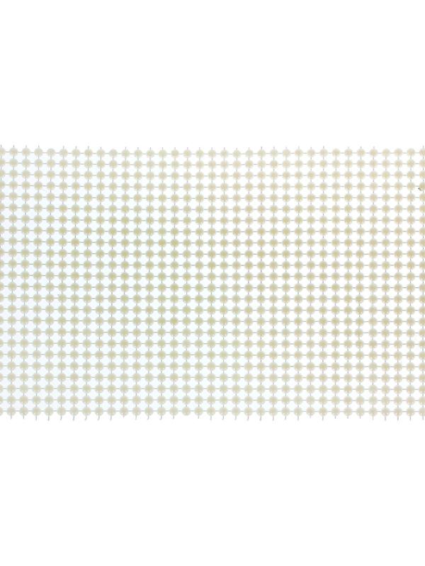 Тесьма под жемчуг, белая, пластик 12 см, в рулоне 9 метров