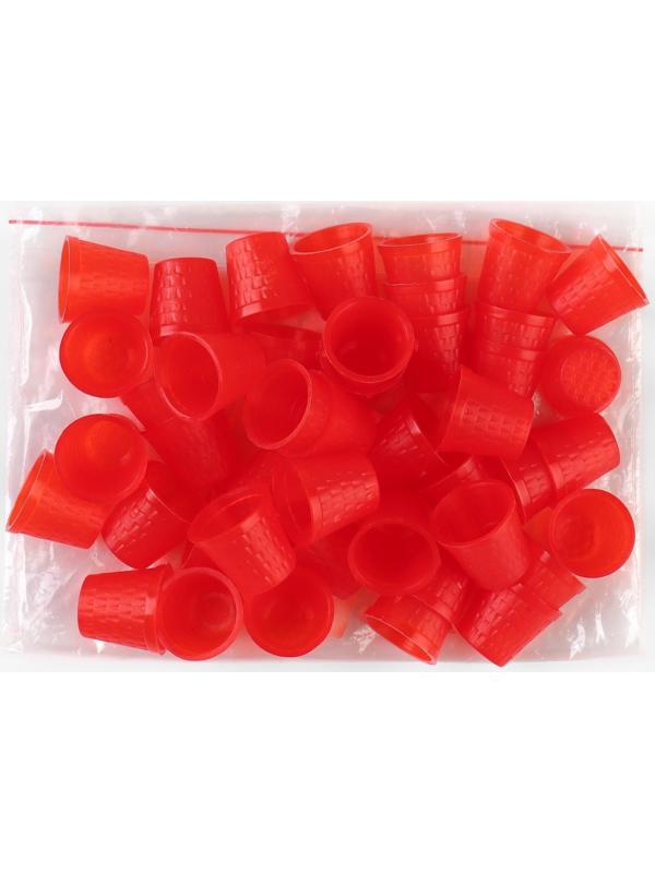 Напёрсток, d = 2 см, цвет красный