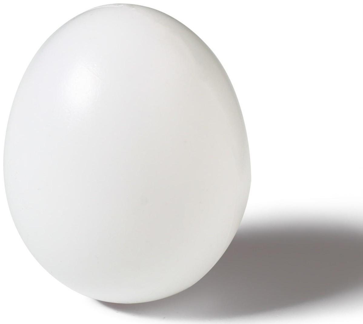 Яйцо искусственное подкладное, для кур, 1 шт., белое