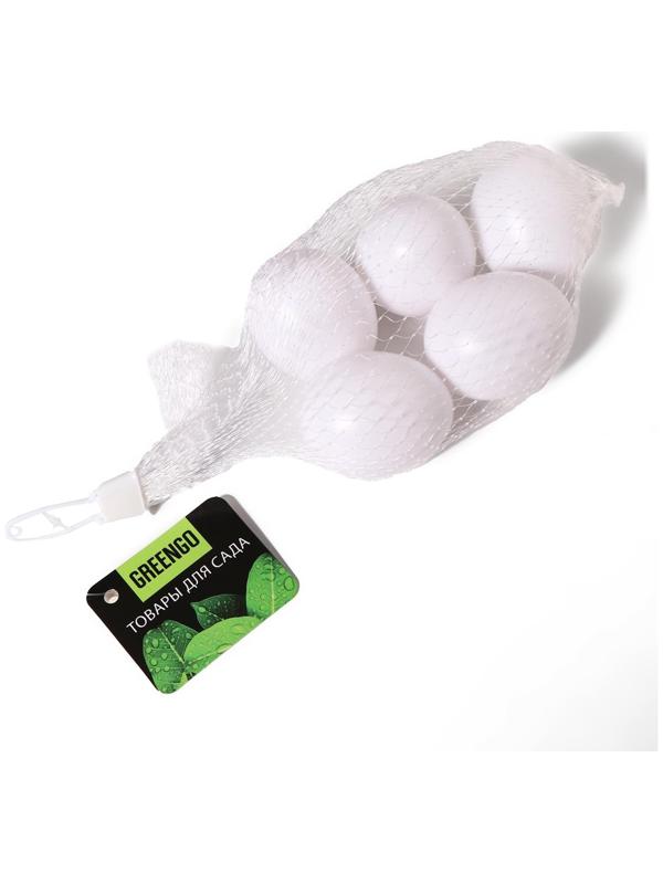 Яйцо искусственное подкладное, для кур, 1 шт., белое