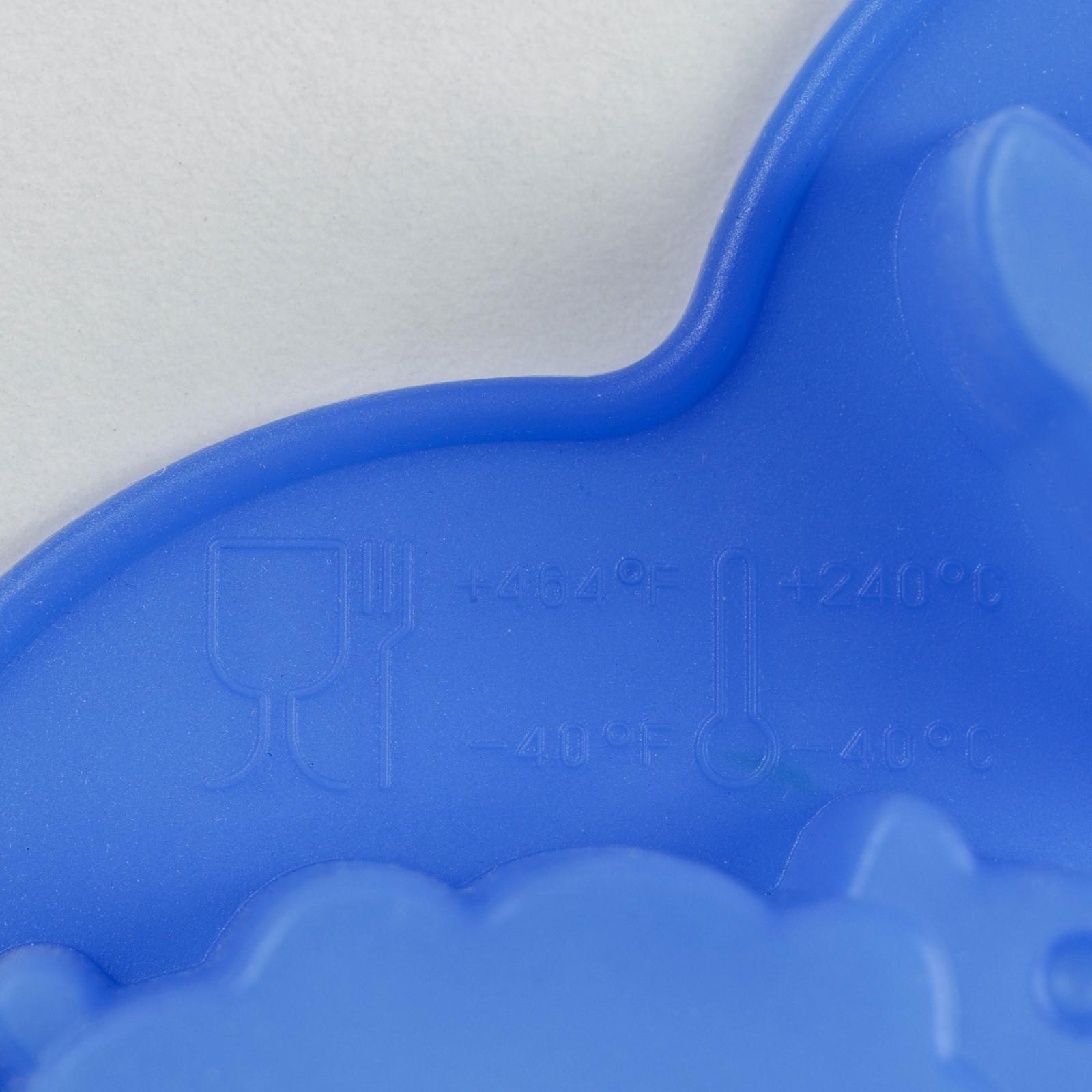 Форма для льда и кондитерских украшений Доляна «Домашние животные», 17×17×2,5 см, силикон, 5 ячеек, цвет МИКС