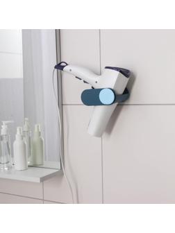 Держатель для фена на липучке, 12×10,5×5 см, цвет МИКС