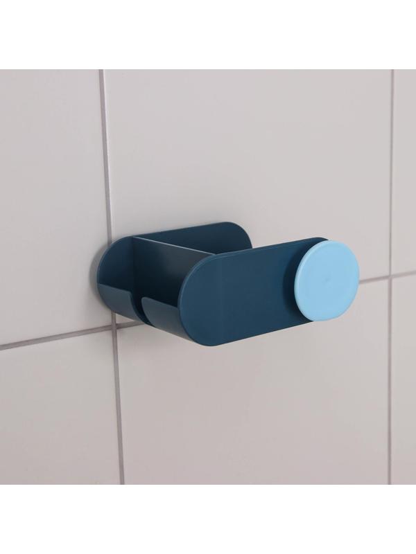 Держатель для фена на липучке, 12×10,5×5 см, цвет МИКС