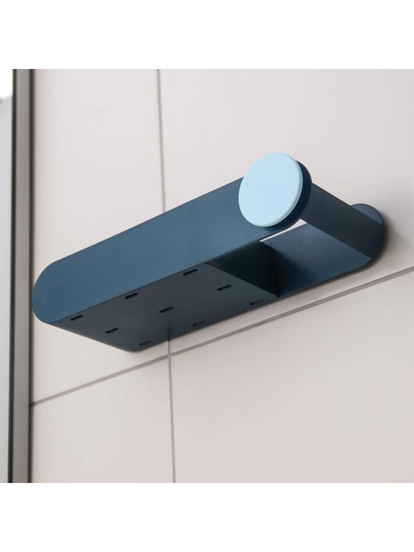 Держатель для ванных принадежностей на липучках, 26×10,5×5 см, цвет МИКС