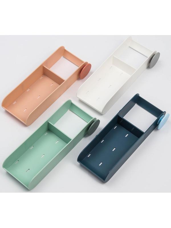 Держатель для ванных принадежностей на липучках, 26×10,5×5 см, цвет МИКС