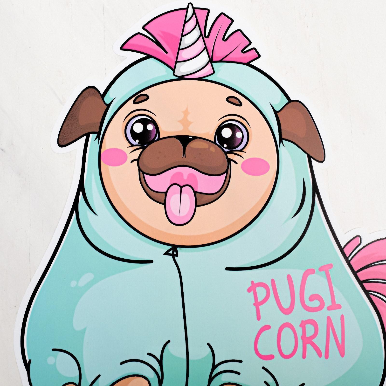 Коврик под миску PUGICORN, 26х28 см