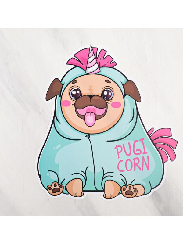 Коврик под миску PUGICORN, 26х28 см