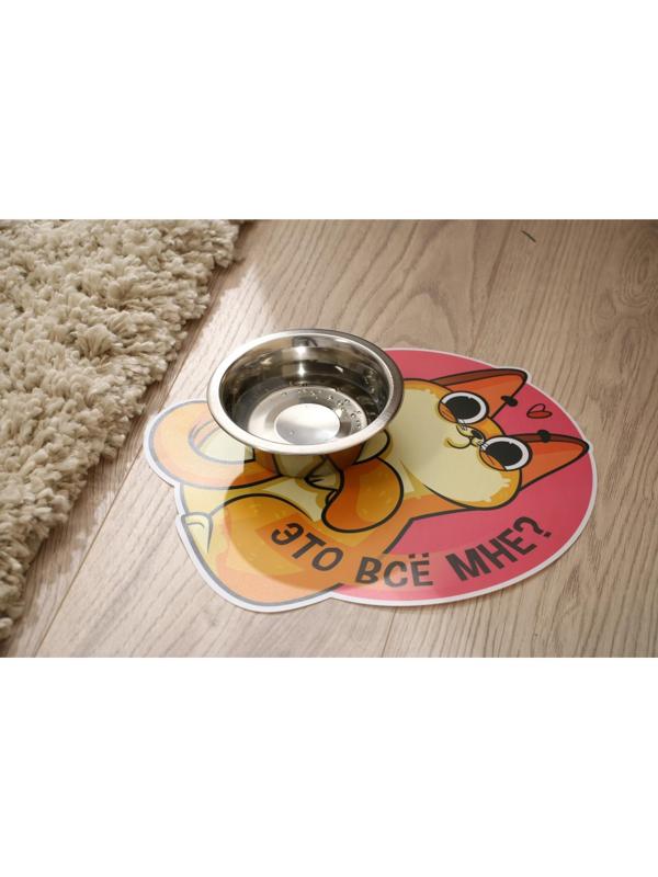 Коврик под миску «Это всё мне?», 24х28 см