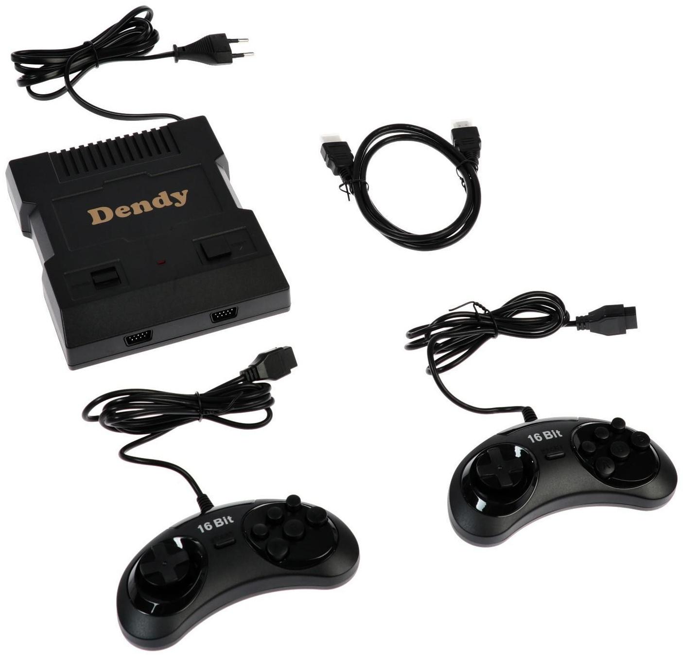 Игровая приставка Dendy Smart, 8-bit/16-bit, 567 игр, HDMI, 2 геймпада