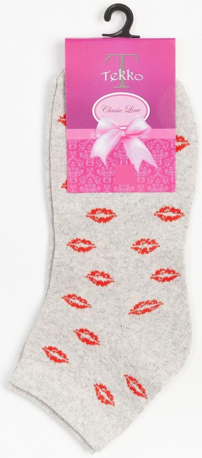 Носки женские, цвет серый, размер 23-25