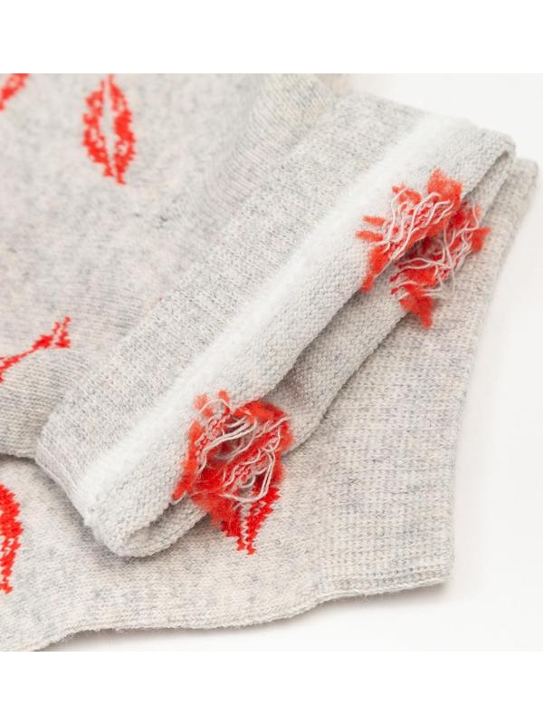 Носки женские, цвет серый, размер 23-25