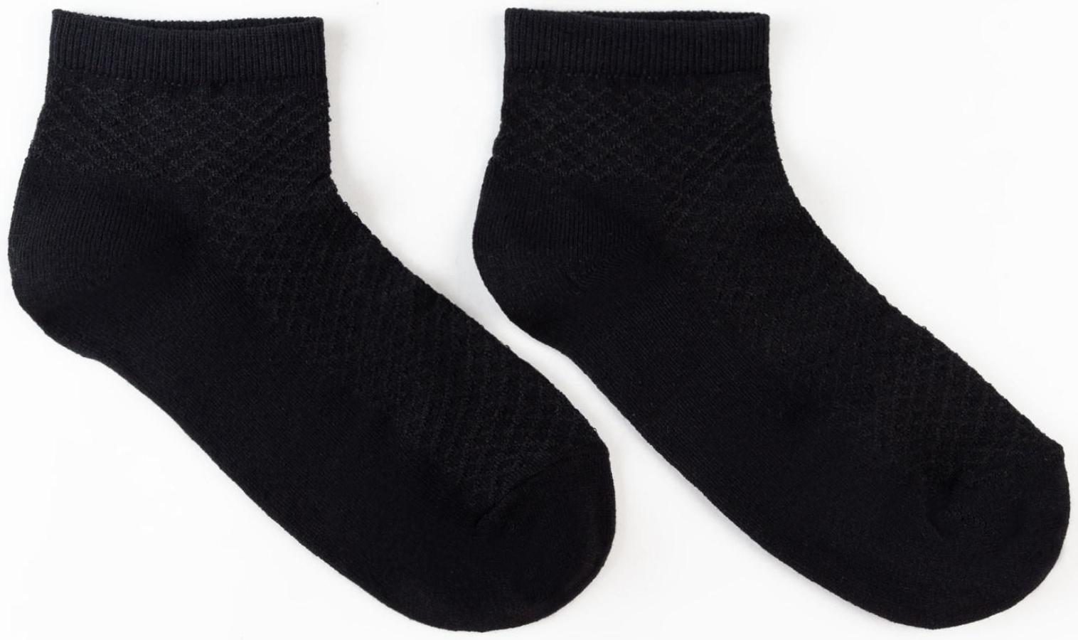 Носки женские, цвет чёрный, размер 23-25