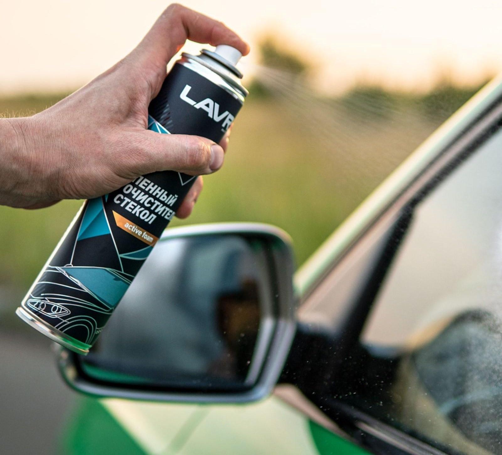 Пенный очиститель стекол LAVR, 400 мл Ln1621