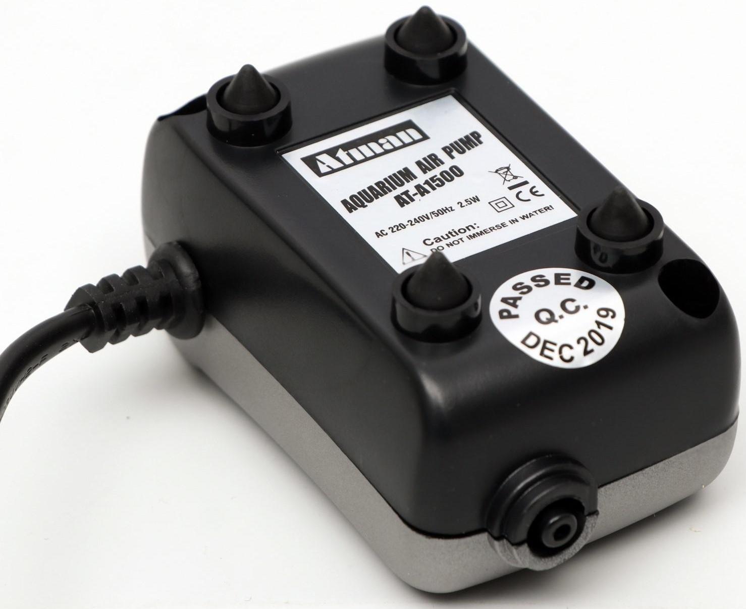 Компрессор Atman AT-A1500 для аквариумов до 80 литров, 90 л/ч, нерегулируемый