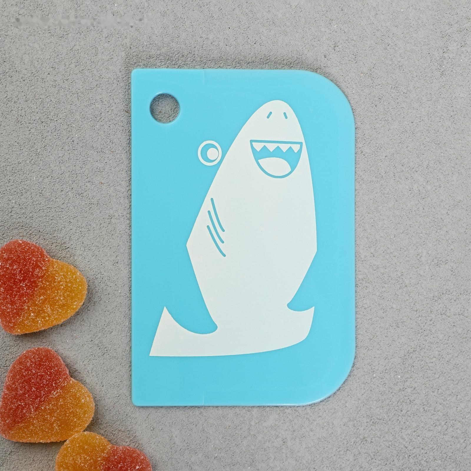 Набор кондитерских шпателей KONFINETTA «Море» 11,5×8 см, 11.2×6.5 см, 10×7 см, 3 шт