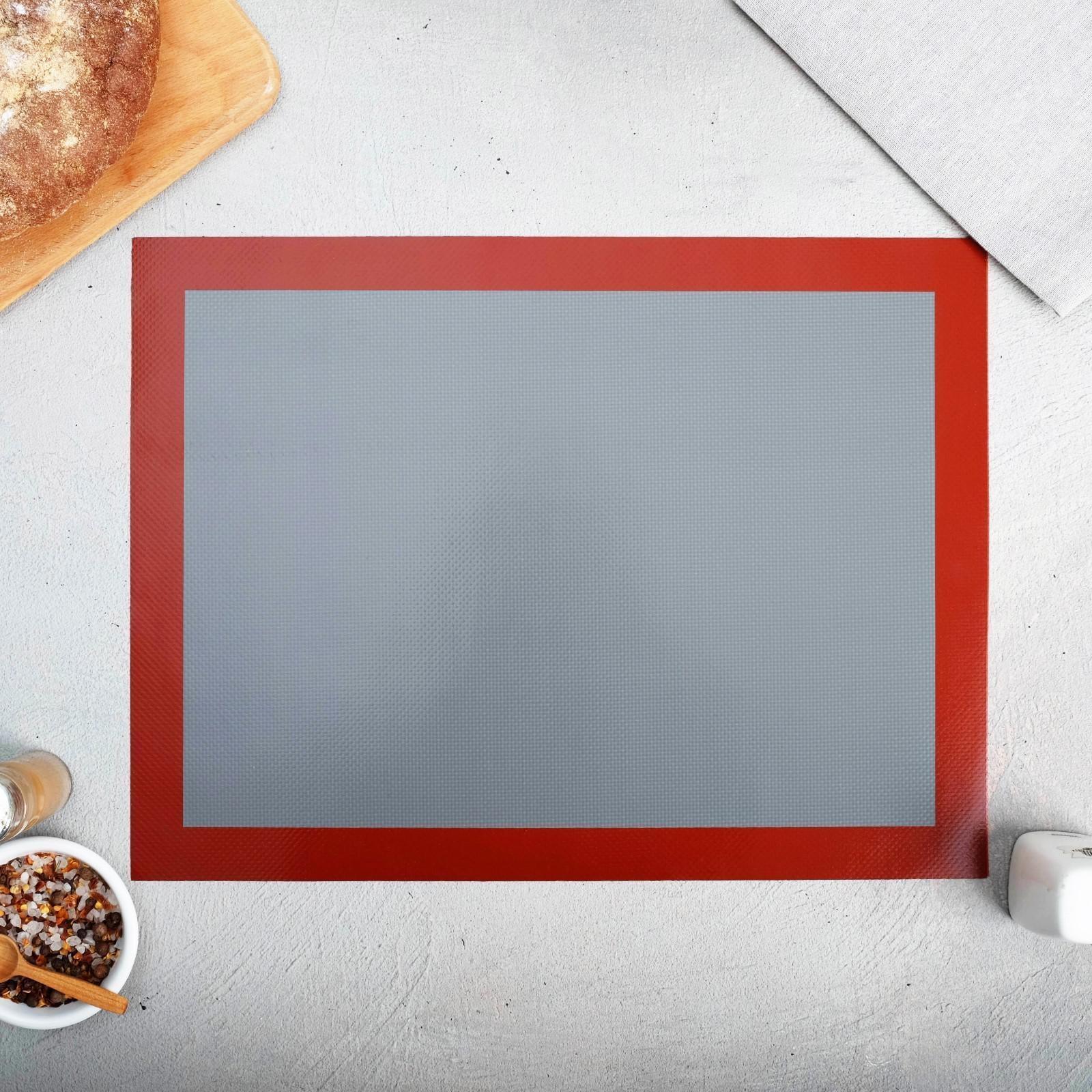 Армированный коврик для выпечки «Щепотка радости» с разлиновкой, 30 х 40 см