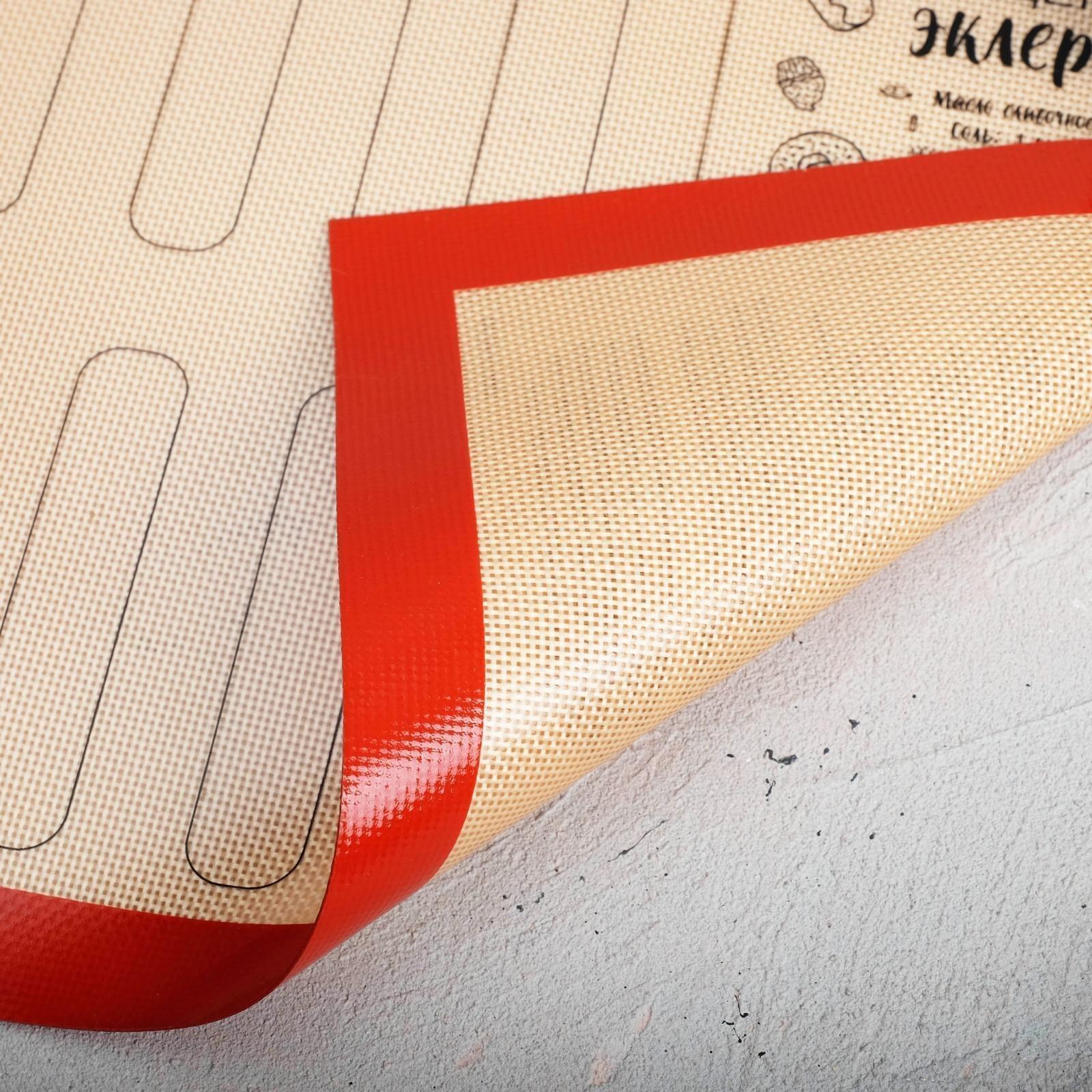 Армированный  коврик для выпечки «Эклер твоей мечты», 30 х 40 см