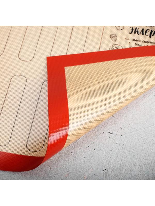 Армированный  коврик для выпечки «Эклер твоей мечты», 30 х 40 см