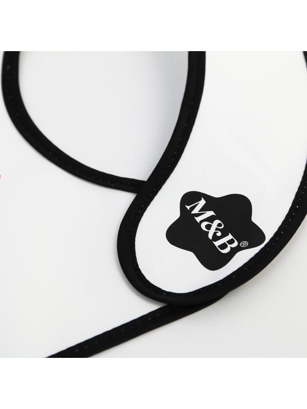 Нагрудник для кормления «Я люблю есть» непромокаемый на липучке, с карманом