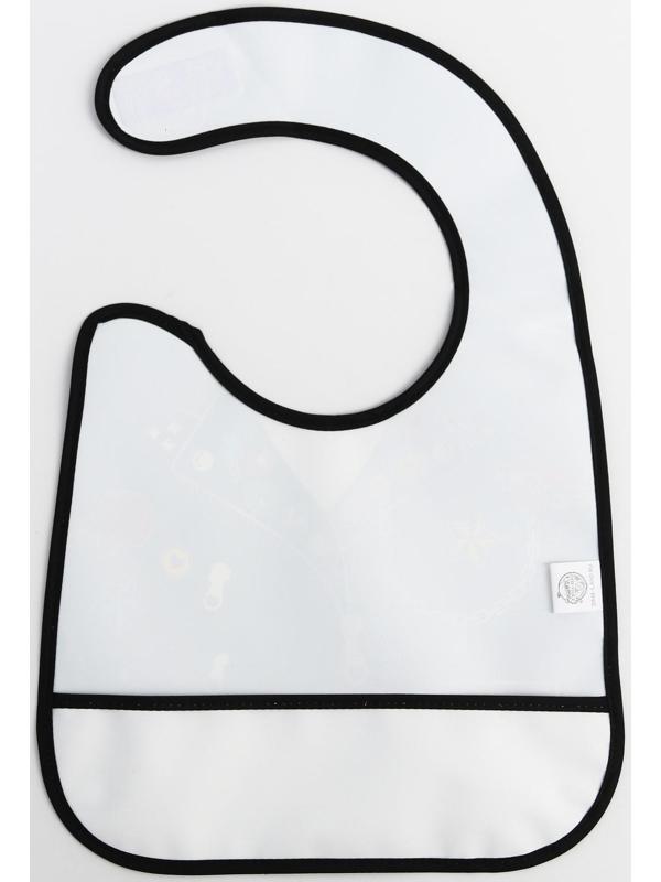 Нагрудник для кормления «Rock star» непромокаемый на липучке, с карманом