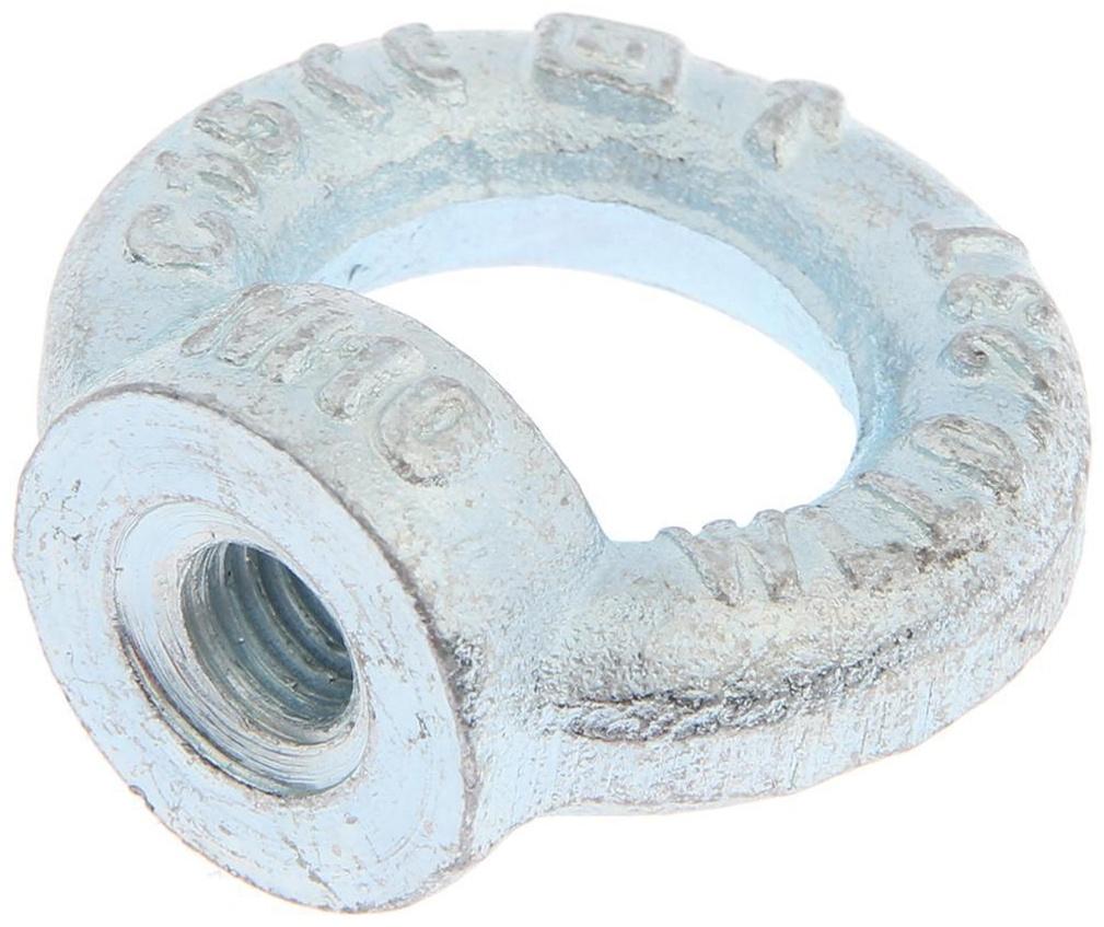 Рым-гайка ТУНДРА krep, DIN582, М10, оцинкованная, 1 шт.